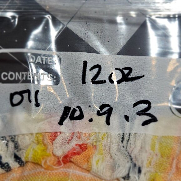 Free People Summer Nights Striped Pastel Boho Dress  Butter Yellow Ruffle Sleeve - Picture 14 of 14